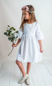 białe sukienki dla dziewczynek